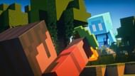 A player offers the Allay a glow berry (Image via Mojang)